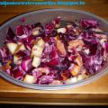 Rodekool salade met fruit