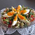 Piyaz salatası (Turkse witte bonensalade)
