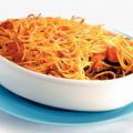 Spaghetti-laagjesschotel met mascarpone