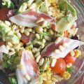 Lunch: Salade van avocado, tomaat, ei en[...]