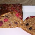 Cranberry-dadelcake met amarene kersen