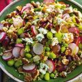 Quinoa salade met Druiven, Noten en Gorgonzola