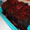 Chocoladecake met rood fruit