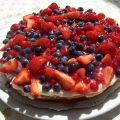 vanille-cheesecake met zomerfruit