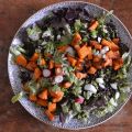 Salade van geroosterde zoete aardappel, quinoa[...]