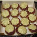 Red velvet cupcakes 'en croûte'