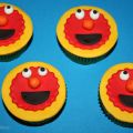 How To | Sesamstraat: Elmo Cupcakes