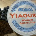 Griekse yoghurt met bosbessen en chocola