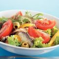 Mediterrane salade met sardines