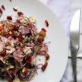 Salade van paarse spruitjes met cranberry en[...]