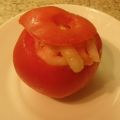 Gezonde tomaat-garnaal