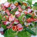 Steakhouse salade met rode chilidressing en[...]