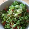 Lauwwarme snijbonen salade