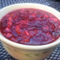 Abrikozen-cranberry chutney