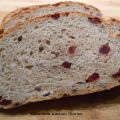 Cranberry-noten brood met zuurdesem en volkoren[...]