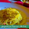 Spaghetti Con Peperoni Alle Erbe