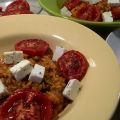 Tomaten risotto met een Griekse twist