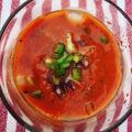 Frisse zomerse gazpacho