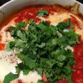 Chorizo-tomatenstoof met ei