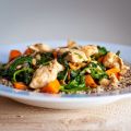 Eenpersoonsrecept: Pilav van quinoa met kip