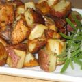 Rode aardappels met rozemarijn uit de oven