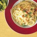 Spaghetti met frisse zalm-roomsaus