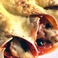 Pizzawraps: tortilla met champignons, paprika,[...]