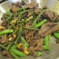 Runderreepjes met groenten uit de wok