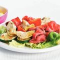 Salade met rosbief en artisjokharten