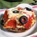 Portobello-pizza