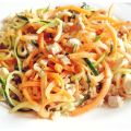 Salade van courgette & wortel spaghetti met[...]