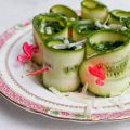 Courgette rolletjes met Rucolapesto