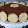 Maria koekjes chocolade cake