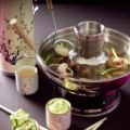 Aziatische fondue met garnalenbouillon,[...]