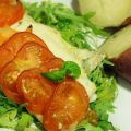 Italiaanse vis: Kabeljauw met mozzarella,[...]