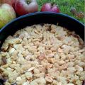 Ambachtelijke appeltaart met amandelkorst