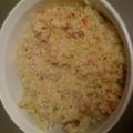 Romige en pittige rijstschotel met kip