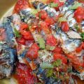 Gegrilde sardines op Siciliaanse wijze
