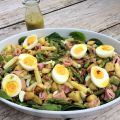Salade met asperges, ham, eieren en nieuwe[...]