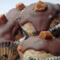 Muffins met karameltoffees & chocolade