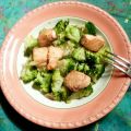 Zalm met broccoli en pijnboompitten