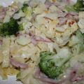 tagliatelli met broccoli en ham