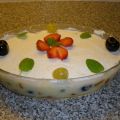 Trifle met vers fruit