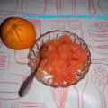 (Bloed)sinaapappel ijs met gember