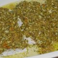 Kabeljauw filets met mosterd-kruiden-kaas korst