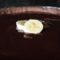 Chocoladetaart met banaan