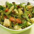 Salade van geroosterde wortel en avocado