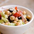 Griekse kikkererwten salade