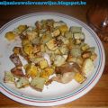 Geroosterde herfstgroentjes met aardappel