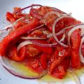 Paprika-tomatensalade van de barbecue Salade[...]